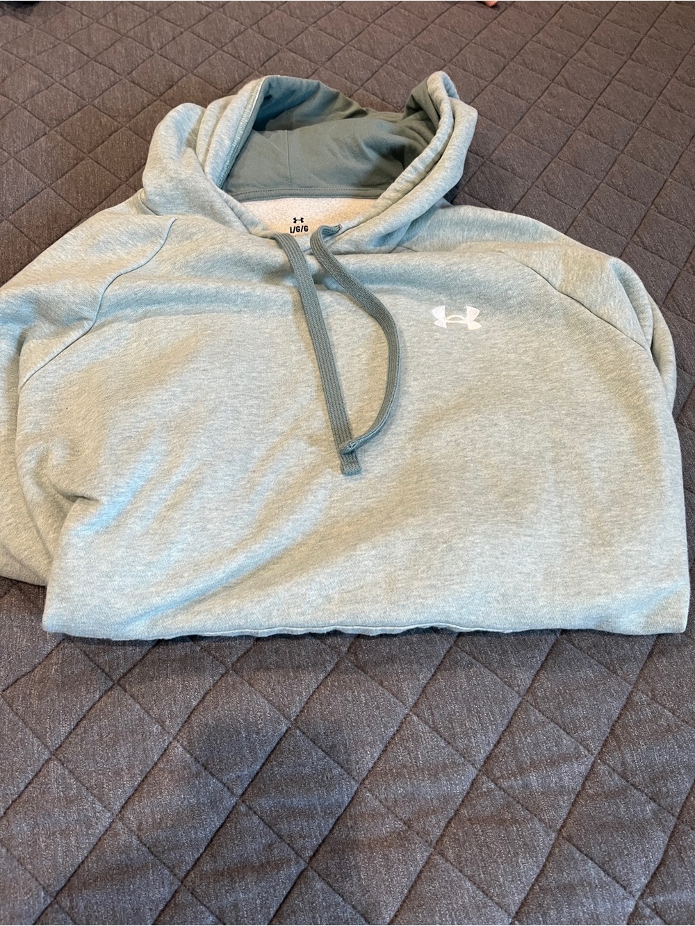 Under Armour Women’s Light Gray Hooded Sweatshirt